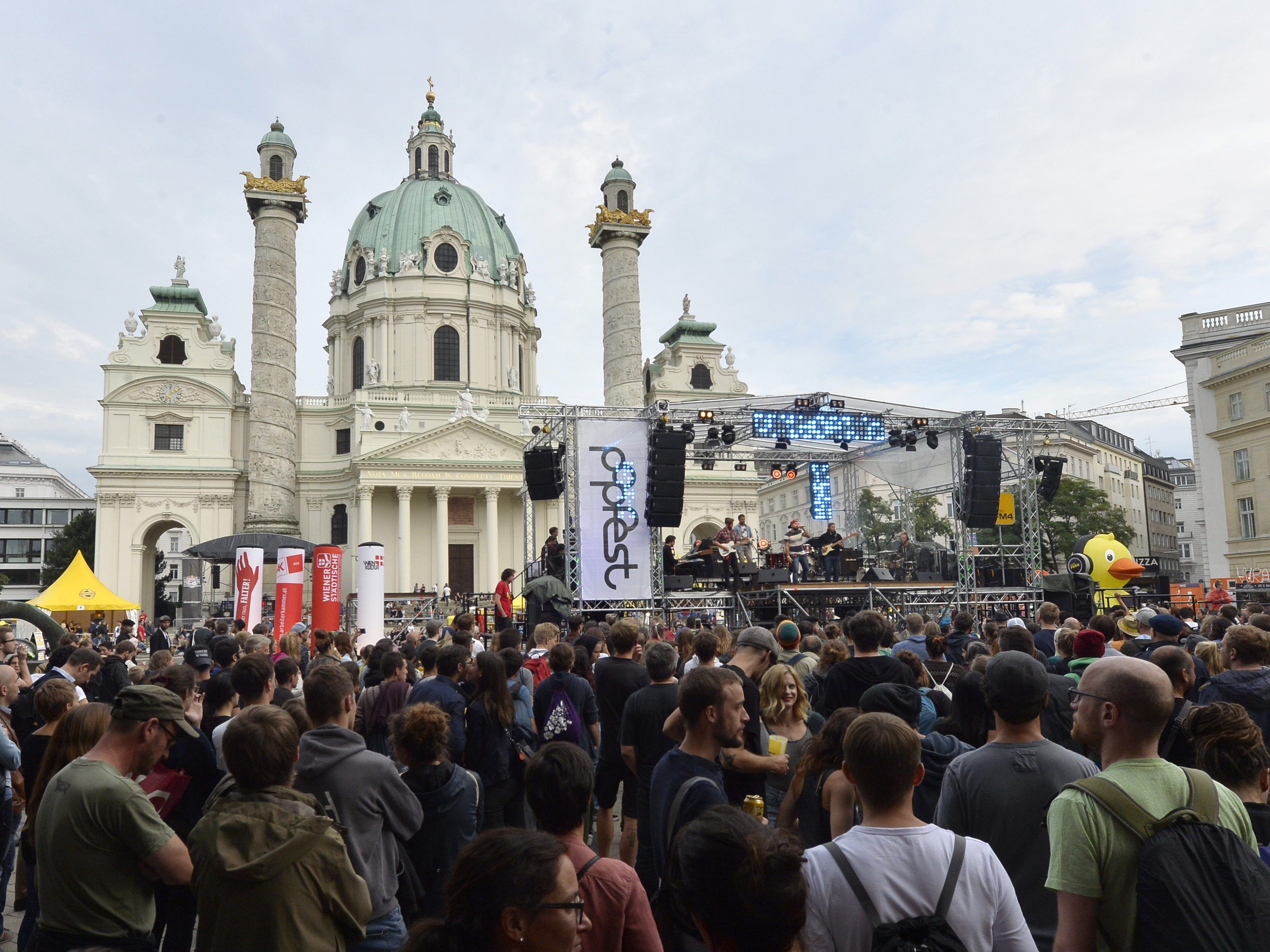 Das Programm zum Wiener Popfest 2018 wurde präsentiert. Das Programm zum Wiener Popfest 2018 wurde präsentiert.