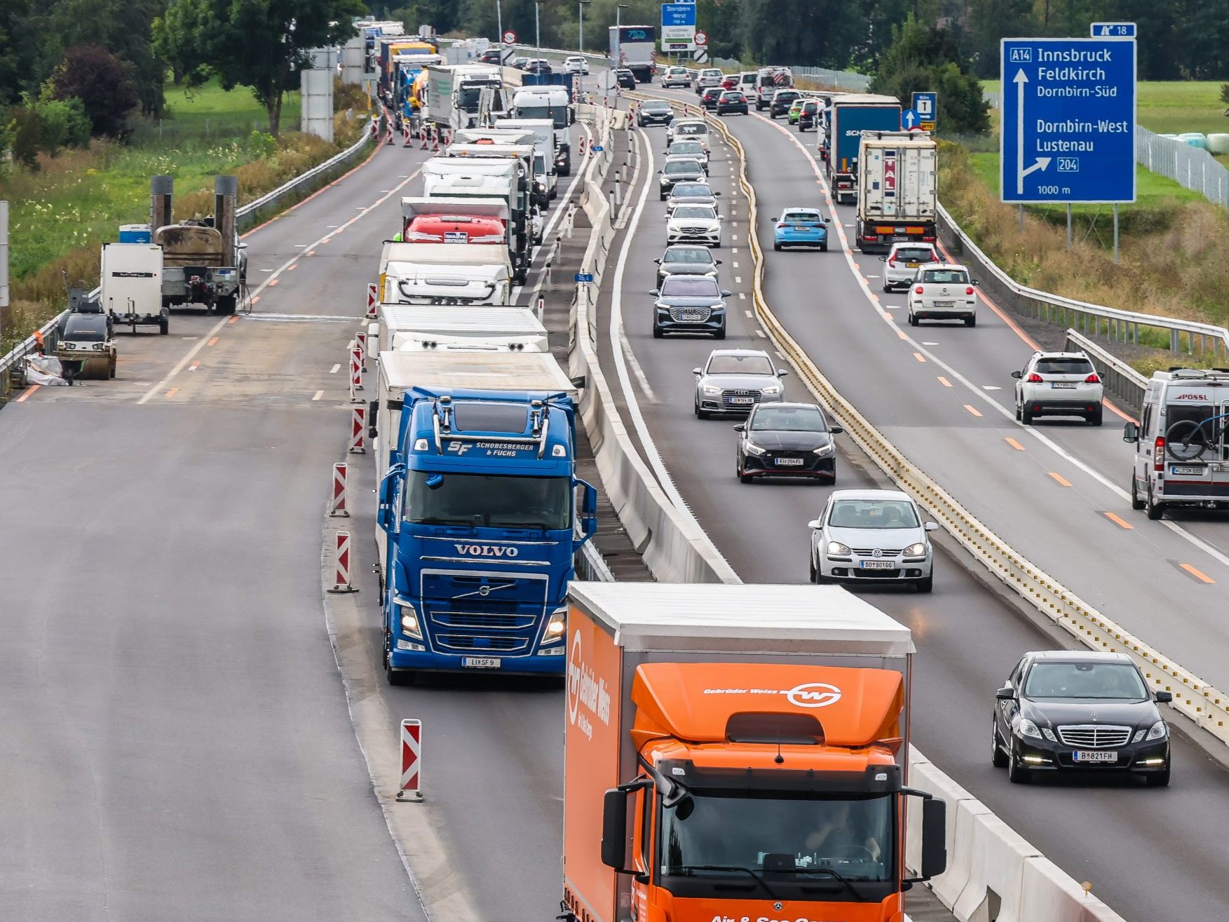 Abschluss der Sanierung zwischen Dornbirn-Nord und Dornbirn-West am 15. November. Abschluss der Sanierung zwischen Dornbirn-Nord und Dornbirn-West am 15. November.