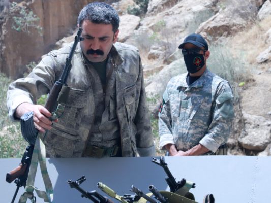 Kämpfer der PKK werden in den Irak abgezogen Kämpfer der PKK werden in den Irak abgezogen