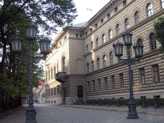 Lettlands Parlament in Riga Lettlands Parlament in Riga