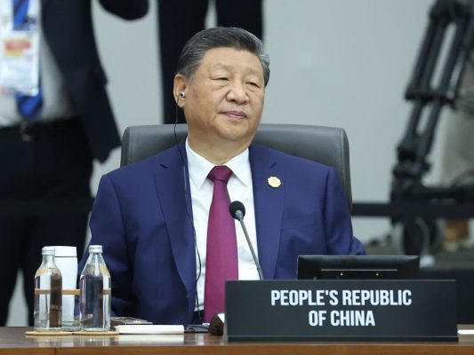 Chinas Präsident Xi Jinping Chinas Präsident Xi Jinping