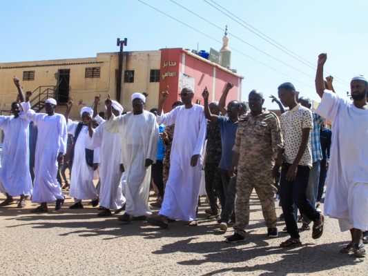 Proteste gegen RSF in Al-Fashir Proteste gegen RSF in Al-Fashir