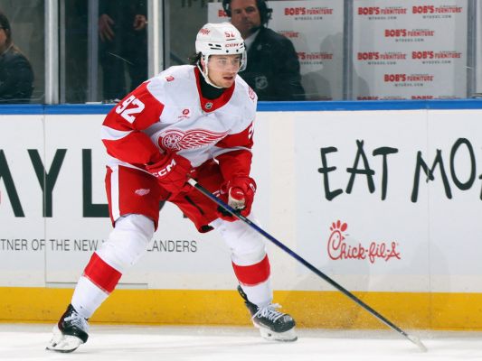 Marco Kasper im Trikot der Red Wings Marco Kasper im Trikot der Red Wings