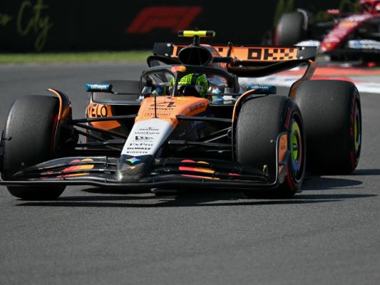 Norris fuhr der Konkurenz davon Norris fuhr der Konkurenz davon