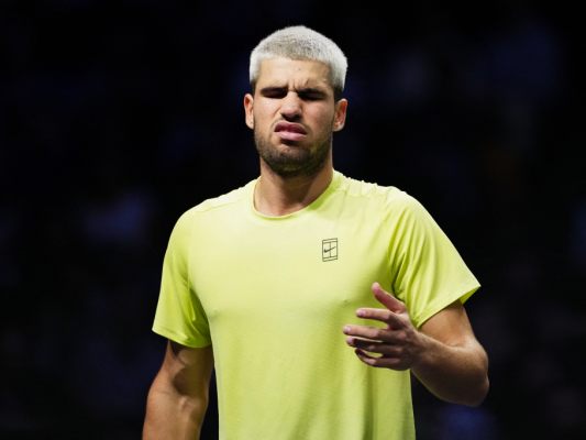 Überraschend in Paris schon out: Carlos Alcaraz Überraschend in Paris schon out: Carlos Alcaraz