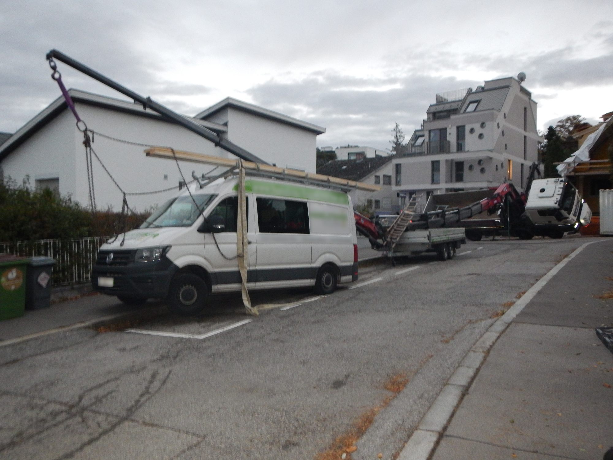 Der Einsatz war mit hohem technischem Aufwand verbunden. Der Einsatz war mit hohem technischem Aufwand verbunden.