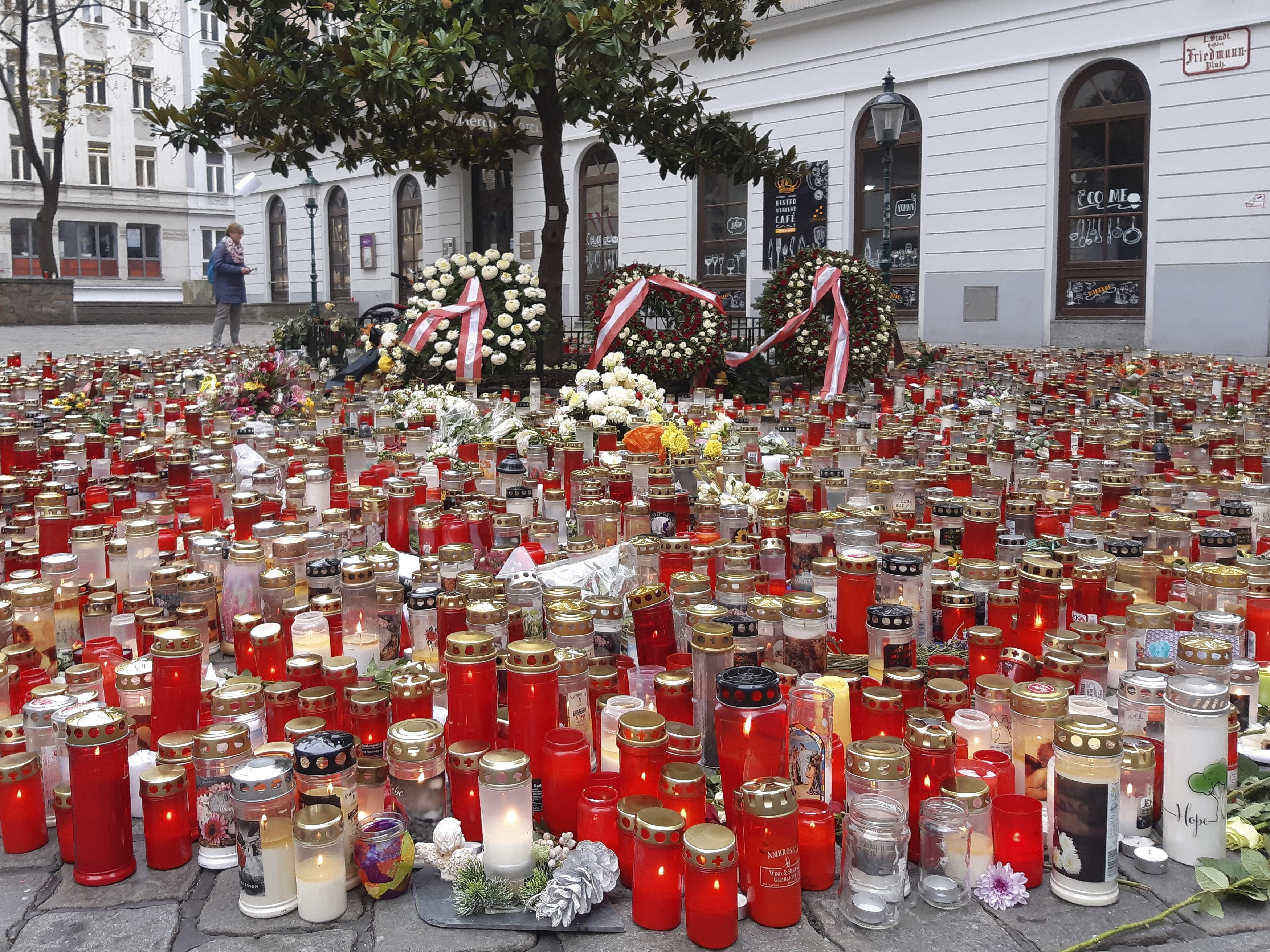 Der Terroranschlag in der Wiener City jährt sich zum fünften Mal. Der Terroranschlag in der Wiener City jährt sich zum fünften Mal.