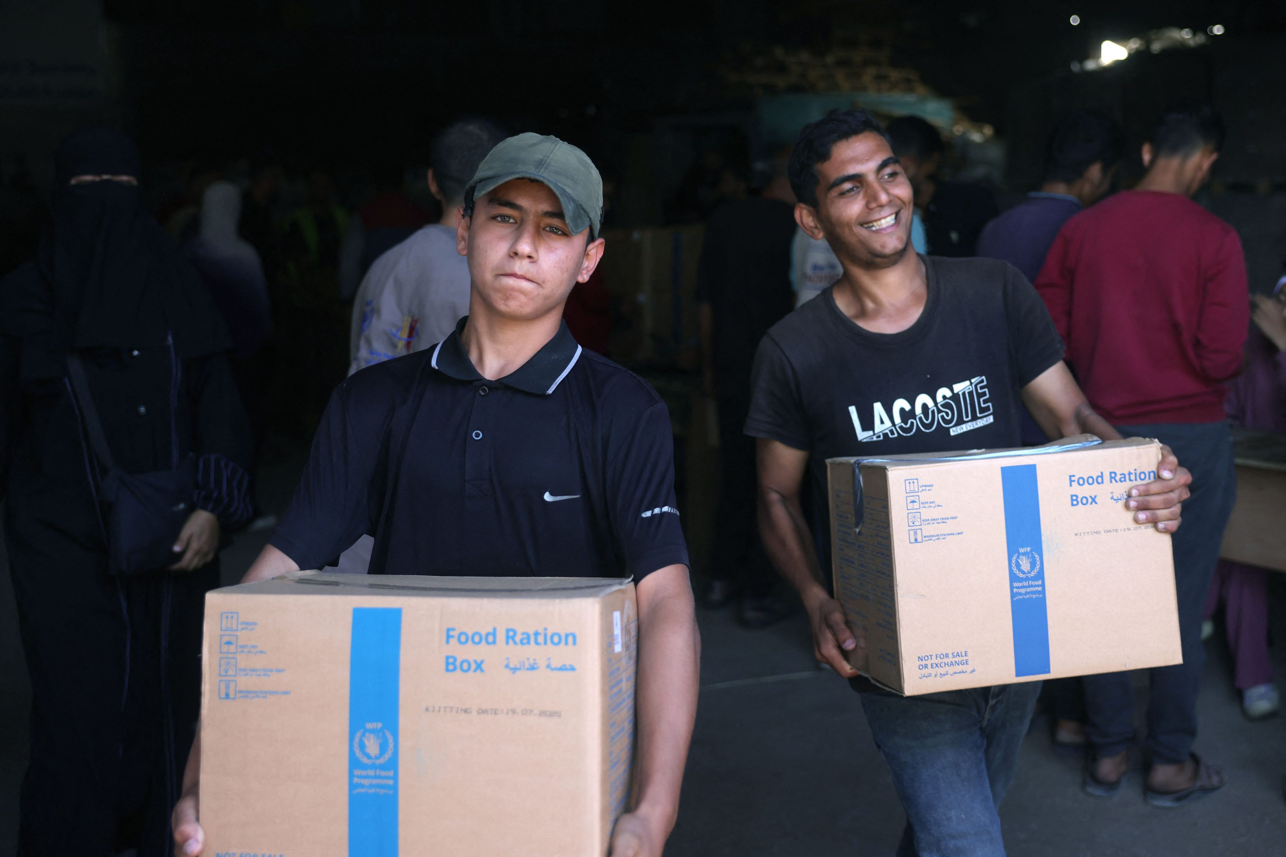 TOPSHOT-PALESTINIAN-ISRAEL-CONFLICT-GAZA-AID ©APA/AFP