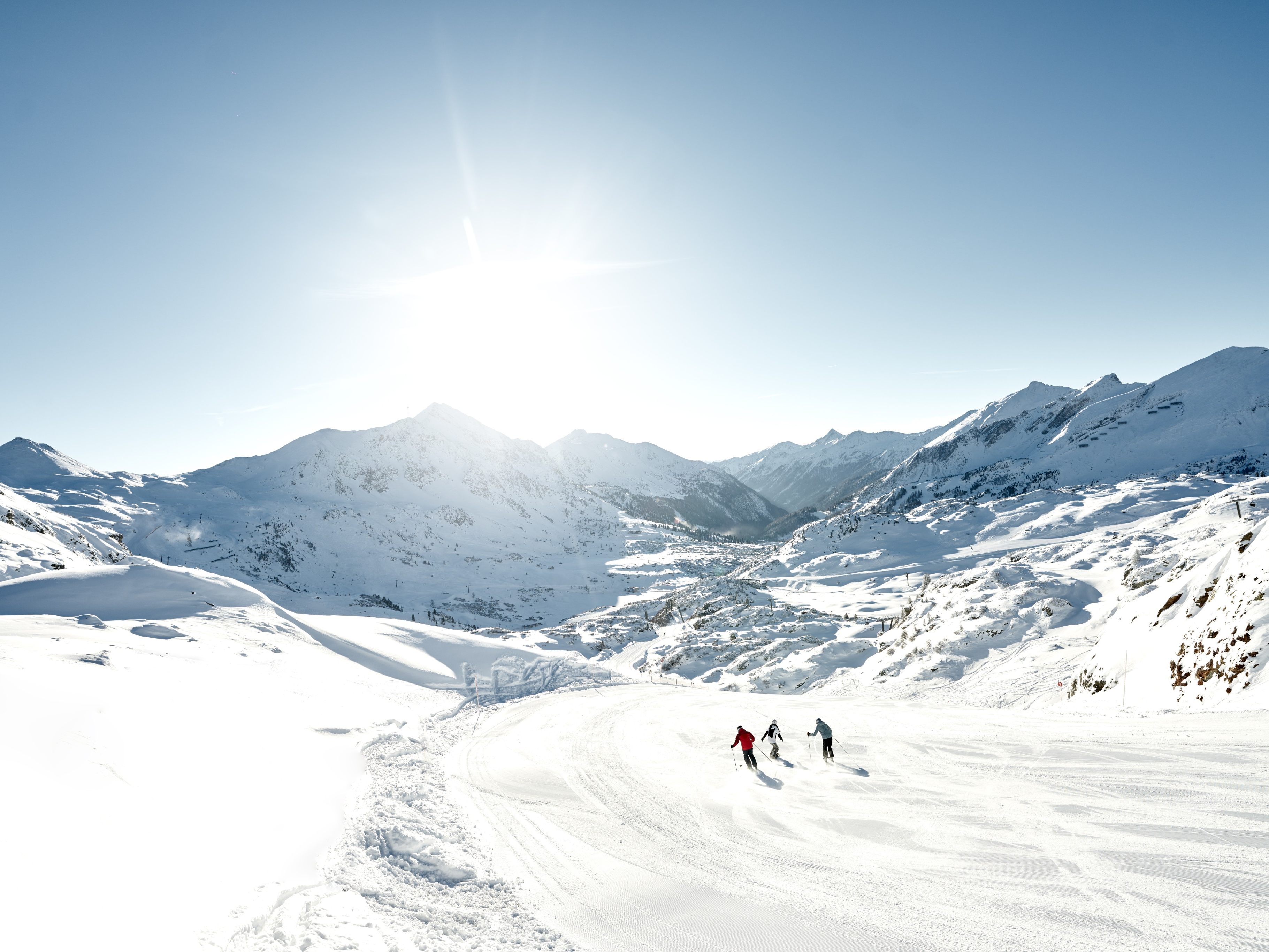 Skivergüngen in Obertauern. Skivergüngen in Obertauern.