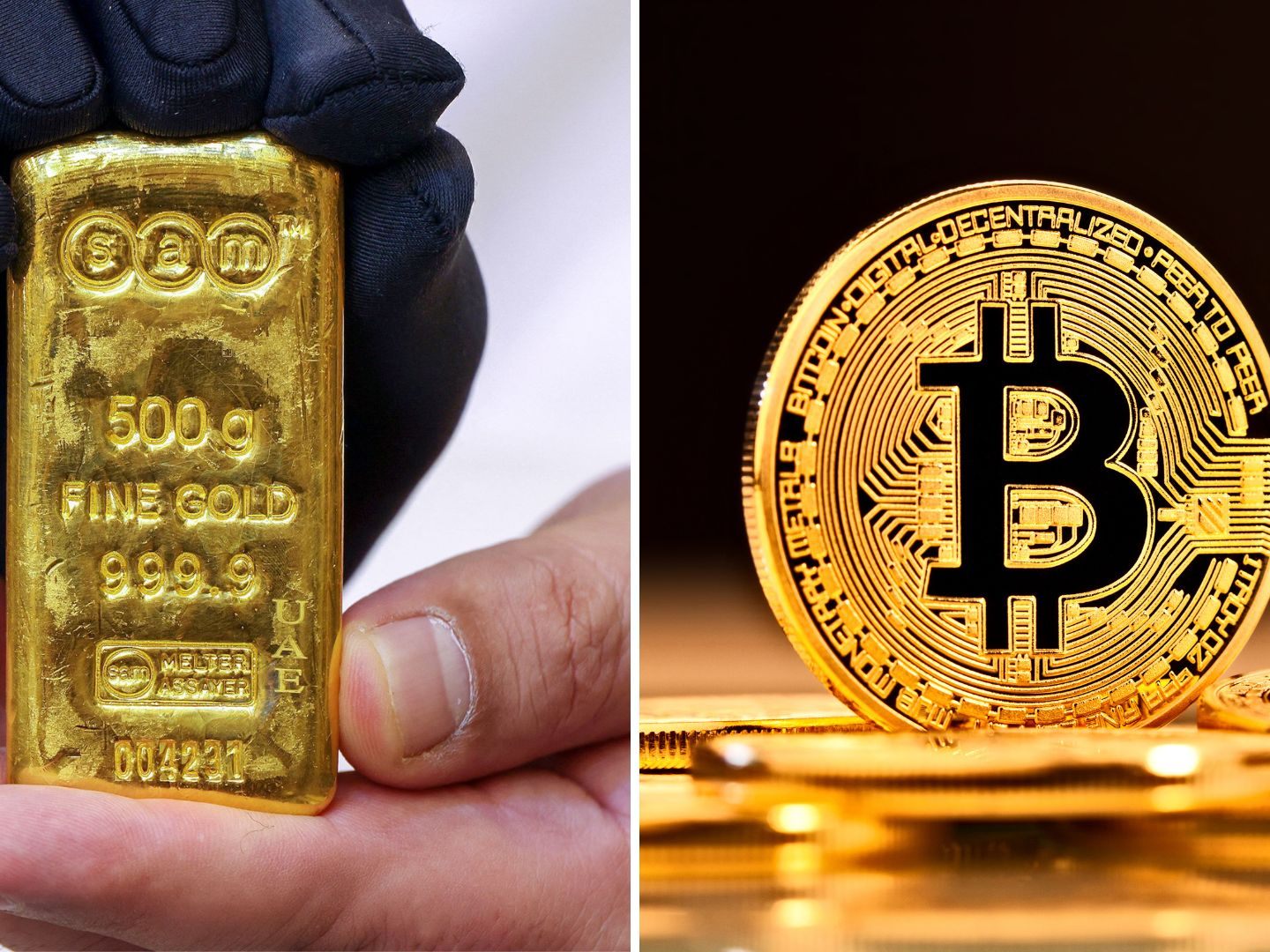 Gold erreicht neue Höchststände, während Bitcoin an Wert verliert Gold erreicht neue Höchststände, während Bitcoin an Wert verliert
