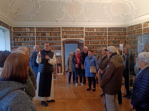 In der Barockbibliothek des Klosters Mehrerau In der Barockbibliothek des Klosters Mehrerau