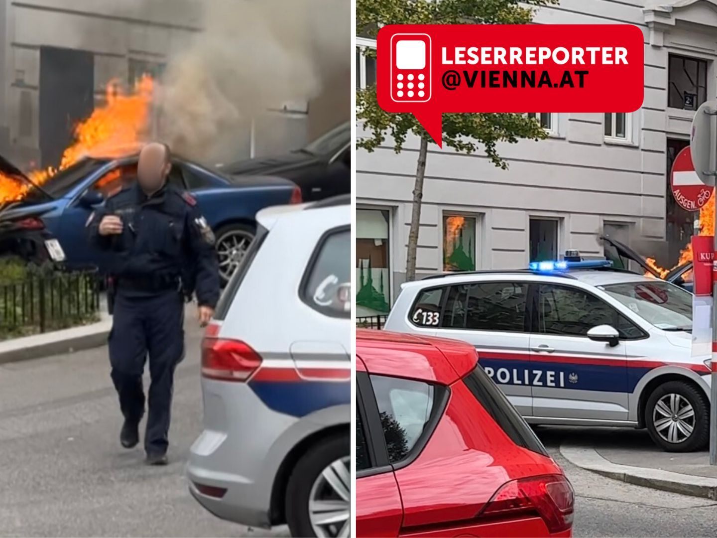 Der Pkw-Brand konnte rasch gelöscht werden. Der Pkw-Brand konnte rasch gelöscht werden.