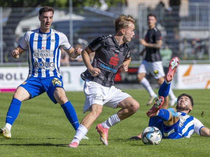 Luca Wieser traf für Feldkirch zweimal ins Schwarze. Luca Wieser traf für Feldkirch zweimal ins Schwarze.